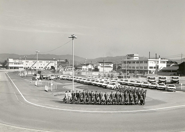 昭和56年当時のロイヤルドライビングスクール全景